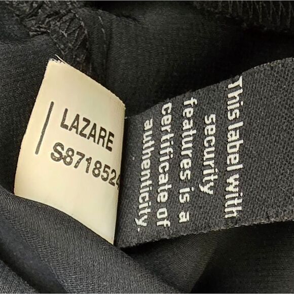 Diane Von Furstenberg Lazare Satin Jogger in Black - Picture 11 of 12